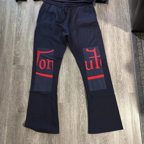 Von Dutch Navy and Red Tracksuit - Picture 2 of 5